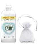 Fairy Original Fabric Softener 52washes 1.82L Family Pack Fabric Conditioner Huggably Soft for Sensitive Skin + Our Gift for You: Organza Bag Size: 9x7x0.1cm - Buy Online on GoSupps.com