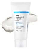 Wellage Real Hyaluronic Intensive Cream 75ml | Moisturizing Facial Gel with Hyaluronic Acid & Shea Butter | Skin Barrier Strengthening for Damaged Skin - Buy Online on GoSupps.com