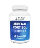 Dr. Berg s Adrenal & Cortisol Formula - Supplement for Hormone Balance Stress & Focus - Support for Healthy Adrenal Gland - Vegetarian Ingredients 90 Capsules - Buy Online on GoSupps.com