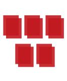 10 Pack Colored Lighting Gel Filters - Red Correction Gel Filter Sheets for Film, Video, Photo, Stage - 8.5x11 Inch Transparent Color Overlays - Buy Online on GoSupps.com