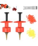 ZACUDA 2-Piece Micro Bait Rings & Clips | 600 Rings & Fishing Line Clip for Quick Bait Fixation (Orange) - International Shipping Available - Buy Online on GoSupps.com