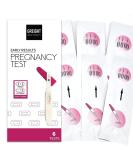 Buy Pregnancy Test Combo 6 Pack - Early Detection Home Test Kit - 99% Accurate Clear Results - International Shipping Available - Buy Online on GoSupps.com