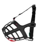 HUNTER ALBURY Dog Muzzle - Removable Poison Bait Protection Size 4 Black | International Shipping Available - Buy Online on GoSupps.com