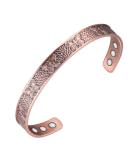 Vicmag Copper Magnetic Bracelet for Women | 99.99% Pure Copper | 6X Ultra Strength Magnets | Adjustable Size | Gift Box Included - Buy Online on GoSupps.com