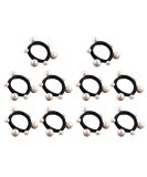 Solustre 10-Piece Pearl Hair Tie Set | Sweet Elastic Ponytail Holders for Women & Girls | Stylish Hair Accessories - Buy Online on GoSupps.com