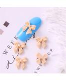3D Charm 50Pcs Resin Nail Jewelry Ornaments Nail Art Bowknots Manicure Accessories Mini Bow Nail Jewelry Nail Art Decorations Nail Bow Ties(apricot) - Buy Online on GoSupps.com