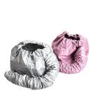 Kingzhuo Portable Soft Bonnet Hair Dryer Set - Silver & Pink | Safe Hood Hat for Women Blower - Buy Online on GoSupps.com