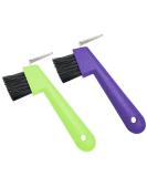 Buy HZAOPZE 2 PCs 2-in-1 Hoof Scraper & Brush - Anti-Slipping Horse Grooming Tool for Clean Hooves | International Shipping Available - Buy Online on GoSupps.com