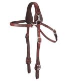 Tough-1 Leather Mule Browband Headstall - Premium Quality equestrian gear - Buy Online on GoSupps.com