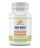 Daily Vites Magnesium Potassium Complex - 90 Capsules for Vascular Health & Leg Cramp Relief - Buy Online on GoSupps.com