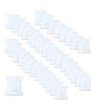 300-Piece Plastic Floss Bobbins for Cross Stitch and Sewing Storage - Buy Online on GoSupps.com