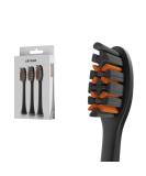 Zahnheld brush head Pro X-Clean |Medium -hard alternating heads for Gero Schallzahnbrush |Effective cleaning (black 3 pieces) 1 piece (1 Pack) black - Buy Online on GoSupps.com