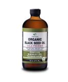 Organic Black Seed Oil - USDA Certified  Cold Pressed Glass Bottle 16oz - Over 1.5% Thymoquinone Turkish Black Cumin Nigella Sativa Non-GMO 100% Pure Blackseed Oil - Buy Online on GoSupps.com