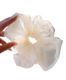 Mzwodmu White Tulle Hair Scrunchie for Women and Girls - Solid Color Ponytail Holder - Buy Online on GoSupps.com