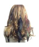 Boho Feather Headband 3 Pack - Handmade Hair Accessories for Women, Girls, and Kids | Tassel Bohemian Headdress for Parties, Cosplay, and Boho Chic Style - Buy Online on GoSupps.com