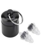 Transparent Noise Reduction Earplugs for Drummers & DJs - Ideal Sound Protection for Concerts (Black - Buy Online on GoSupps.com