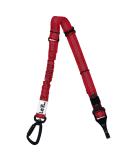 Leopets Dog Seat Belt for Car | Universal Fit for All Dog Sizes 30cm - 90cm | Safety Carabiner & Reflective Design - Red - Buy Online on GoSupps.com