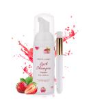 Buy Eyelash Shampoo for Extensions - 60ml Foaming Cleanser | SP-Caomei Strawberry Makeup Remover - Buy Online on GoSupps.com