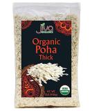 Jiva Organics Organic Poha Thick 2lb Bulk Bag - Flattened Rice (Pack of 1) - Buy Online on GoSupps.com