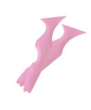 Reusable Silicone Winged Eyeliner Stencils - 5 in 1 Multi-Purpose Makeup Tool for Beginners - Pink - Buy Online on GoSupps.com