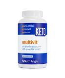 Buy Multivit | 90 Keto Multivitamin Capsules | 20 Essential Vitamins & Minerals | Low Carb Support with Green Tea & Chromium | Zero Carb eCommerce - Buy Online on GoSupps.com