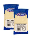 Top op Semolina Fine 500g (Pack of 2) - Also known as Suji - Used to make Pasta Pizza Bread and Biscuit Doughs - Buy Online on GoSupps.com
