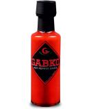 GABKO Hot Sauce (100 ml Red) - Carolina Reaper, Trinidad Scorpion, Moruga, Naga Jolokia - Aged 1 Year - No Extracts - Buy Online on GoSupps.com