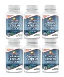 Catalase Extreme 10,000 - 6 Bottles Hair Health Supplement - Promotes Growth & Rejuvenation - 6 Month Supply - Buy Online on GoSupps.com