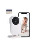 Nooie Baby Monitor Camera | 1080p HD Indoor WLAN Monitor with App SD Card Alexa Compatibility & Motion Detection - Buy Online on GoSupps.com