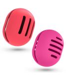 Buy Fauxomor Makeup Sponge Storage - 2 Pack Breathable Silicone Blender Travel Bag for All Sizes - Sustainable Cosmetic Tool - Red & Rose Red - Buy Online on GoSupps.com