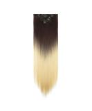 Buy S-Noilite Clip-In Hair Extensions - 8PC Smooth Set 66cm Dark Brown to Honey Blonde - Full Natural Look for International Shipping - Buy Online on GoSupps.com