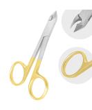AAProTools 4 Gold Cuticle Scissor Nipper - Professional Grade Stainless Steel Cuticle Trimmer for Manicure Pedicure - Sharp Cuticle Remover for Travel - Buy Online on GoSupps.com