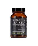 KIKI Health Organic Sea Kelp Capsules 500mg - High Iodine, Plant-Based, No Fillers - Buy Online on GoSupps.com