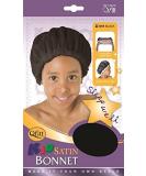 Qfitt Kid Satin Bonnet in Black - Protect Your Child's Hair in Style - Buy Online on GoSupps.com