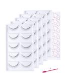 25 Pairs Exercise Eyelashes & 7 Pairs Eye Pads - Beginner Eyelash Extension Accessories | Self-Adhesive Artificial Eyelash Strips - 65-Part Set - Buy Online on GoSupps.com