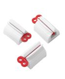 Buy 3 x Toothpaste Squeezer & Seat Holder - Essential Bathroom Accessories (Red) | International Shipping Available - Buy Online on GoSupps.com