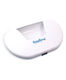 Buy Gasketed Vitacarry 7 Compartment Pill Box - Waterproof Holds 150 Pills - White | International Shipping Available - Buy Online on GoSupps.com