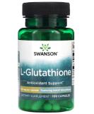 Swanson L-Glutathione - Premium Antioxidant Support & Cell Protection | 100 Capsules - Shop Internationally - Buy Online on GoSupps.com