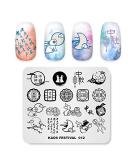 Alexnailart Nail Stamping Printing Plate Template Image Plate Stamper Scraper Chinese traditional Mid-Autumn Festival Theme Moon cake Pattern Nail Art Decoration DIY Print Manicure Design FE012 - Buy Online on GoSupps.com