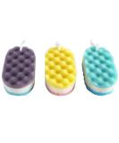 Healifty Bath Sponge Set - 3PCS Exfoliating Peeling Scrubber for Smooth Skin | International Shipping - Buy Online on GoSupps.com