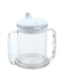 NRS Healthcare Wide Base Two Handled Mug with Lid - Easy Grip Design - Buy Online on GoSupps.com