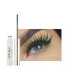 Allbestaye Waterproof Colorful Mascara - Long-lasting Green Black & White | Fine Brush for Stunning Eyelashes - Buy Online on GoSupps.com
