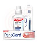 Colgate PerioGard Gum Protection Toothpaste & Mouthwash Set | 90g Toothpaste 250ml Mouthwash & Perioguard Toothbrush - Fight Plaque & Keep Gums Healthy - Buy Online on GoSupps.com