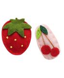 CRIZAN Handmade Felt Strawberry Hair Clips Set for Baby Girls - Buy Online on GoSupps.com