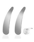 Buy Molain Metal Cosmetic Spatula Set - Mini Bent Makeup Appliancer for Creams Masks & Lotions (2PCs) - International Shipping - Buy Online on GoSupps.com
