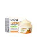 Buy Turmeric Face Cream - Anti-Aging Hydrating Cream with Vitamin C for All Skin Types | Natural Firming & Tightening Repair - Buy Online on GoSupps.com