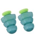 Dual Color Noise Canceling Earplugs - Silicone Earplugs for Sleep Study and Travel | Best for Airplane Noise Reduction - Buy Online on GoSupps.com