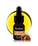 BONAJOUR 100% Organic Eco-Cert Jojoba Facial Oil for Dry Skin | Vegan High Moisturizing Carrier Oil - 0.4 fl. oz - Buy Online on GoSupps.com
