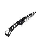 JinZeFa Stainless Steel Folding Beard Comb - Portable Anti Static Comb for Men's Mustache Styling - Buy Online on GoSupps.com