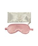Le Luxe Silk Sleep Mask - 100% Real Natural Pure Silk Eye Cover - Anti Aging Skin Care - Ultra Soft & Light - Pink - Buy Online on GoSupps.com